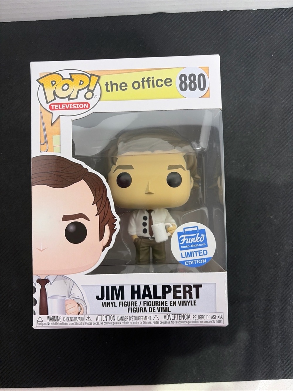 Funko Pop! Vinyl: The Office - Jim Halpert (3-Hole Punch) - Funko Shop #880